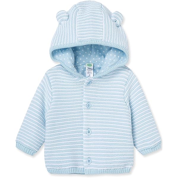 Cardigan Carter's Per Bimbo | Pacco Da 2 | 100% Cotone | Con Cappuccio Orecchie | Indonesia - Foto 5