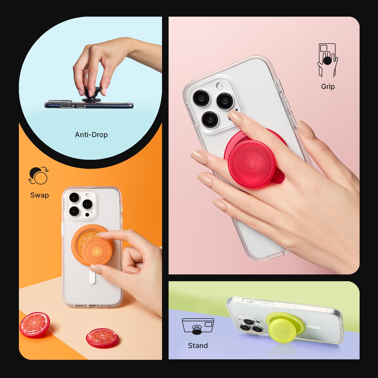 PopSockets Phone Grip with Expanding Kickstand, Adhesive Grip, Into The Woods - Mystic Forest