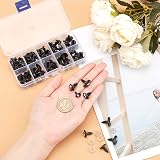 PH PandaHall 200pcs Kawaii Safety Eyes 5 Sizes for Doll Making view 3