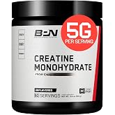 BARE PERFORMANCE NUTRITION, BPN Pure Creatine Monohydrate Powder By Creapure, 5g of Creatine per Serving, Supports Muscle Growth, Unflavored Creatine Powder, 60 Servings