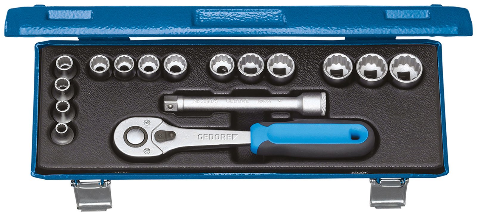 Gedore D 30 JMU-10 Socket set 3/8" 16 pcs UD 6-19 mm