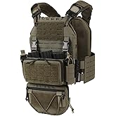 VOTAGOO GEAR 500D Quick Release Modular Plate Carrier Men Training Vest With Drop Pouch, Adjustable Training Vest For Outdoor