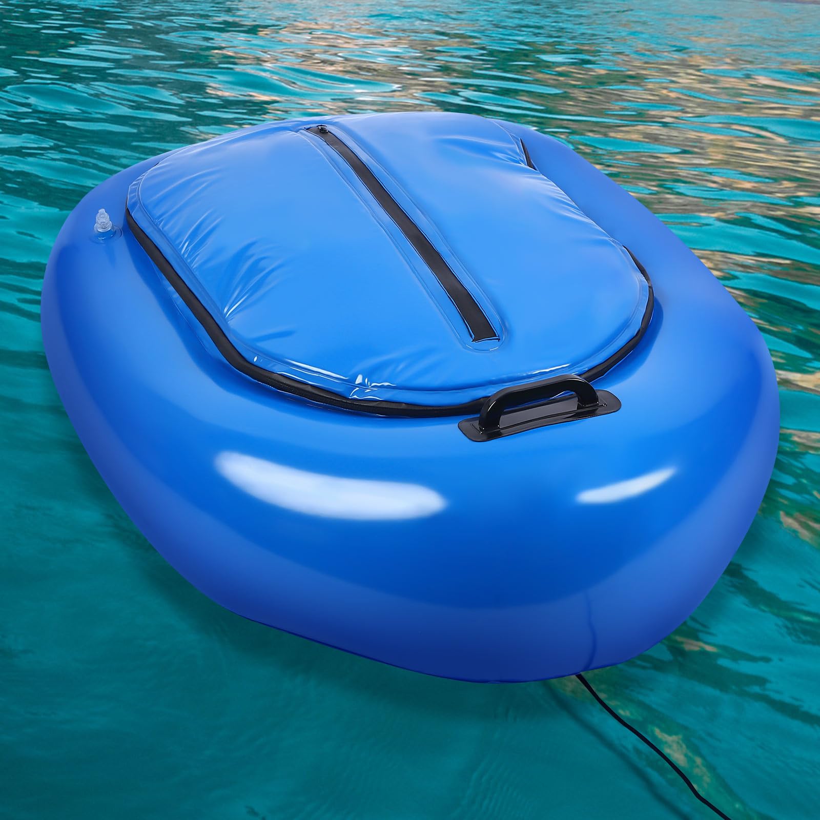 Photo 1 of Yoande Inflatable Cooler for Kayak Tow Behind Floating Heavy Duty PVC River Cooler with Handle for Outdoor Kayaking Boating and Fishing