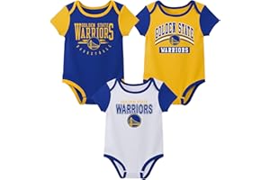 Outerstuff NBA Teams Newborn Baby and Infant Short Sleeve Bodysuit Variety 3-Pack (0-18m)