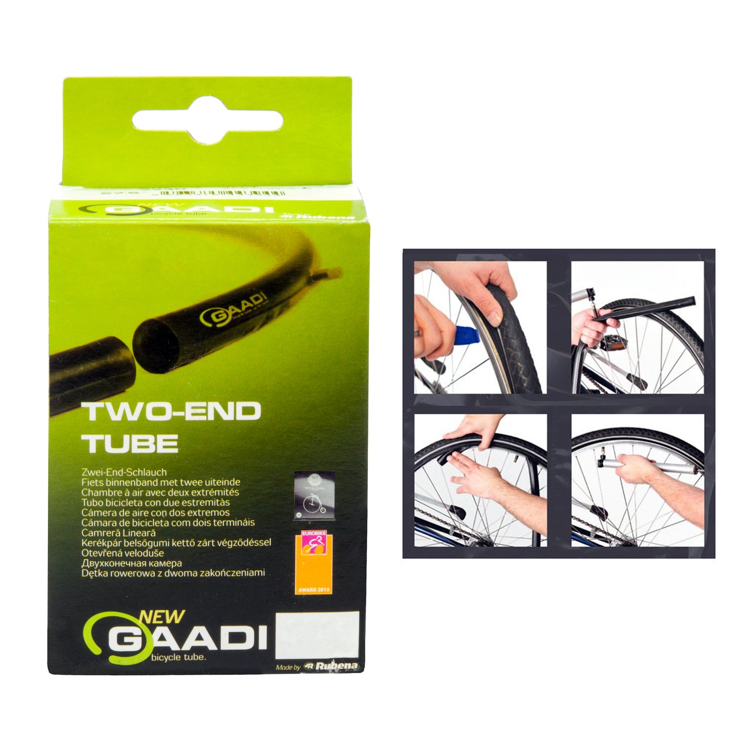 Mitas GAADI Cicli Bonin Unisex Adult Camere Presta Tube - Black, One Size/47 mm