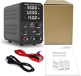 NANKADF DC Power Supply 0-30V 0-5A USB Fast Charge 18W 4-Digit Display view 8