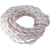 Recoil Starter Rope Pull Cord 10-Meter Diameter 4.5mm Compatible with Stihl Craftsman Husqvarna Poulan Lawn Mower Trimmer Cha