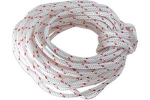 Recoil Starter Rope Pull Cord 10-Meter Diameter 4.5mm Compatible with Stihl Craftsman Husqvarna Poulan Lawn Mower Trimmer Cha