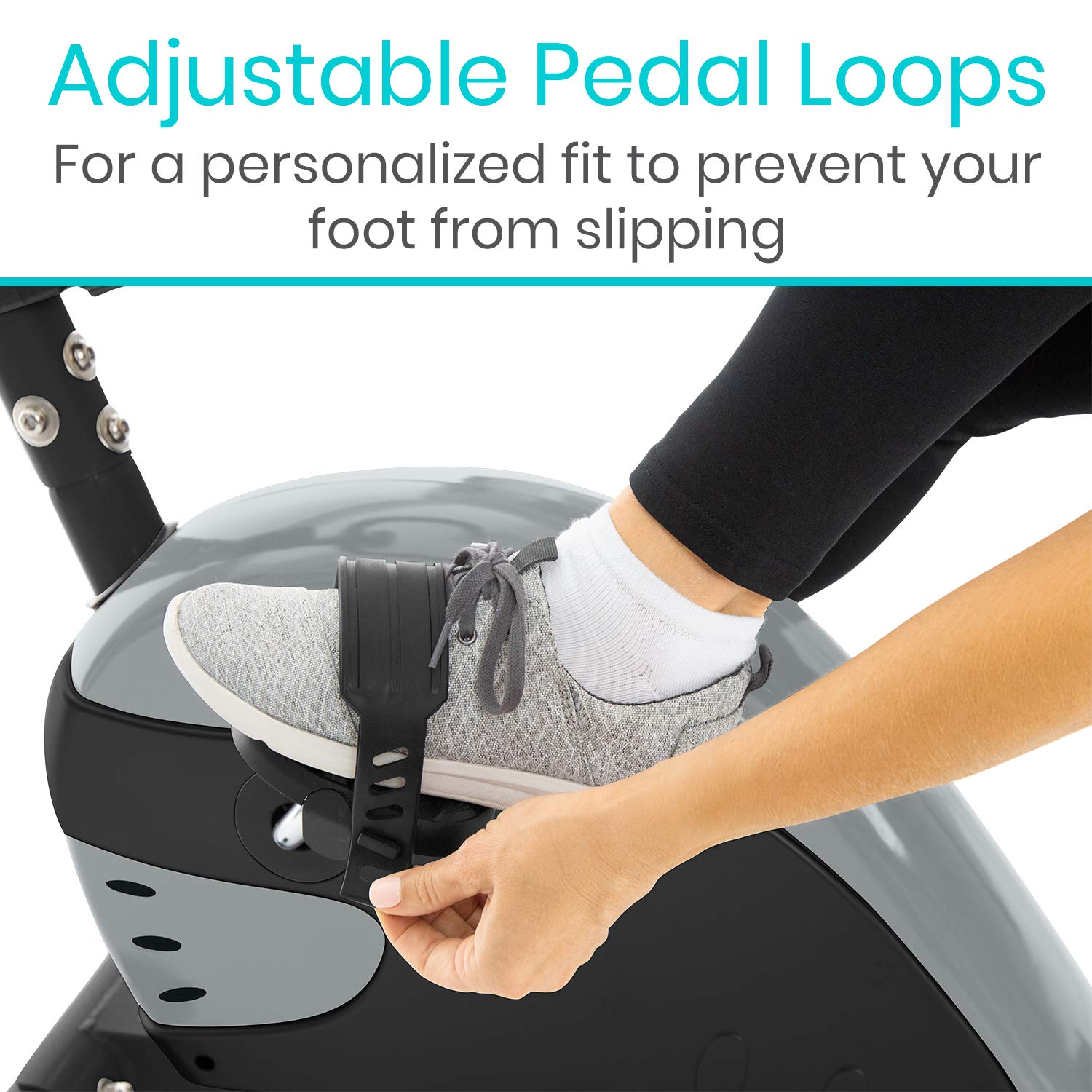 Vive Recumbent Exercise Bike - Stationary Recumbent Exercise Cycle Device for Seniors, Adults, Men and Women - Indoor Fitness Equipment - at Home Cycling, Adjustable Resistances, Digital Display
