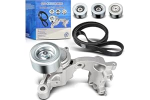 OTO-KAUTOPARTS OTO-K Timing Belt Kit with Tensioner Compatible with Toyota Tacoma 2005-2015,4Runner 2003-2009,Tundra FJ Cruiser 2007-2009,Tundra 2005-2012 4.0L V6 1GRFE,Replaces# 90916-A2001 6PK1955 5184617AD 38082