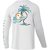 Palmyth Fishing Shirts for Men Long Sleeve UPF 50+ T Shirt Sun Protection Tee