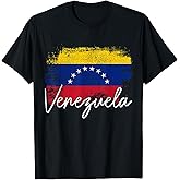 Venezuela Vintage Flag Venezuelan Pride Roots T-Shirt Small