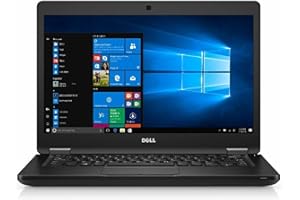 Dell Latitude 5490 14"" Laptop Includes Core i5-8350U 16GB RAM 256GB SSD Windows 11 Pro (Renewed), Black