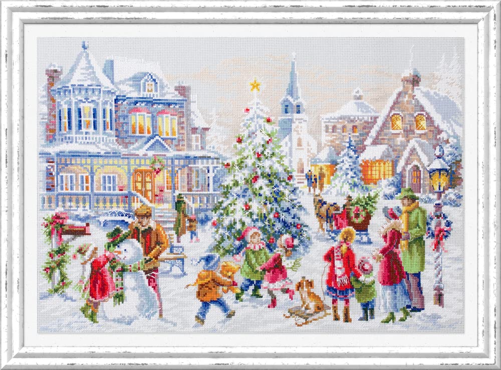 Magic needle 100-250 ZW Counted Cross Stitch Kit with Zweigart Edition Cotton Multi-Coloured 46 x 31 cm