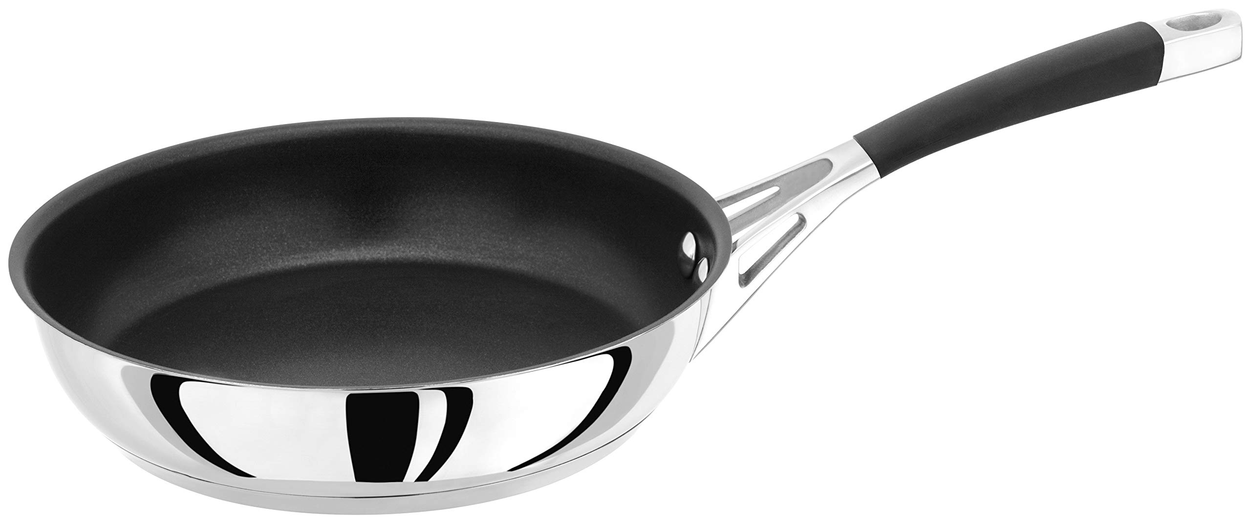 Stellar Flow 20cm Frying Pan, Non-Stick, Induction Suitable, Stainless Steel Cooking Pot, Oven Safe Cookware — image 1