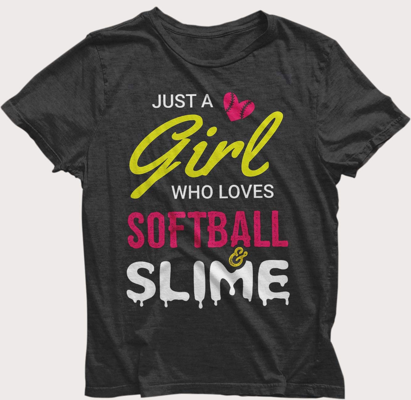 Softball Slime TShirt, Softball Gifts, Softball Birthday