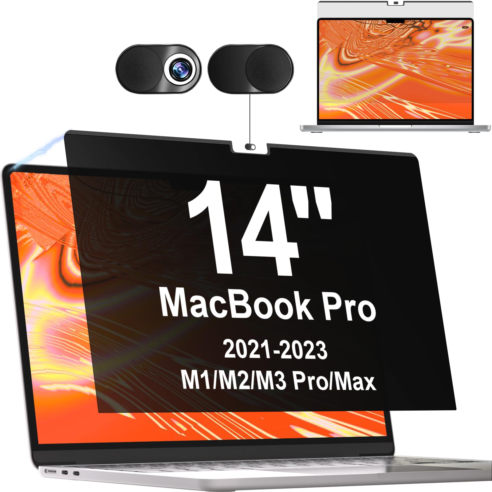 Privacy Screen for MacBook Pro 14 Inch 2021-2023 M3