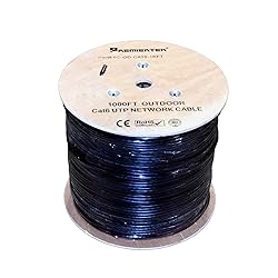 Outdoor UTP 1000Ft Double Jacket Cat6 23AWG