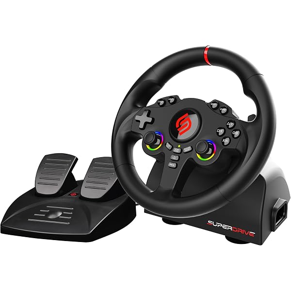 Amazon.com: SUBSONIC Racing GS850-X Gaming Steering Wheel PS4