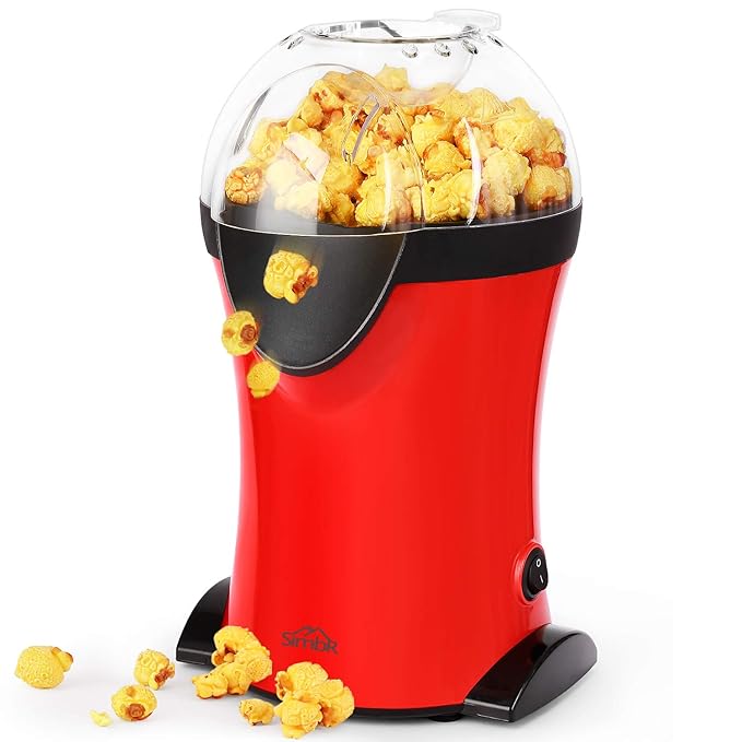 SIMBR Máquina Palomitas Vintage 1200W Palomitero con Velocidad ...