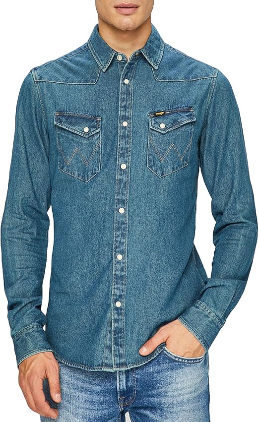 camisa de jean hombre wrangler
