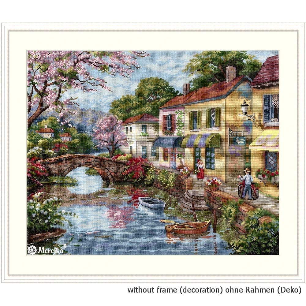 Merejka Cross Stitch Set, Multicoloured, 30x38 cm