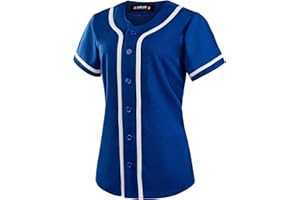 EALER BJW80 Series Women's Baseball Jersey Softball Jersey Button Down Shirts