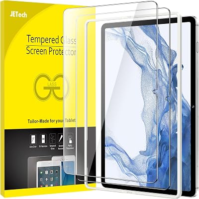 JETECH Screen Protector for Samsung Galaxy Tab S8 Plus / S7 FE 12.4 2-Pack