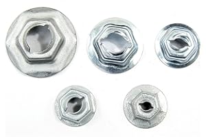 Online Auto Supply Emblem & Trim PAL Nuts- Fits 3/16" to 5/16" Studs- Fits AMC (125 pcs) Qty.25 ea.- #1773