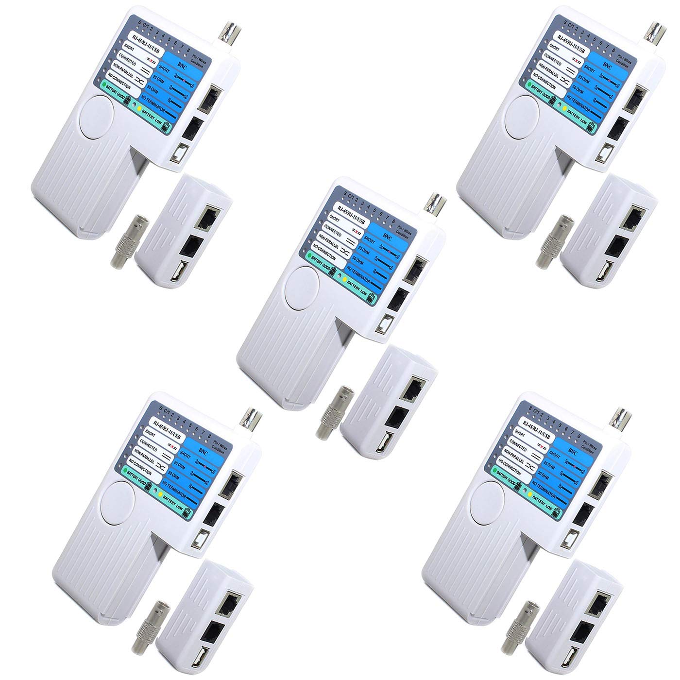 iMBAPrice - RJ45 Network Cable Tester for Lan Phone RJ45/RJ11/RJ12/CAT5/CAT6/CAT7 UTP Wire Test Tool: Home Improvement