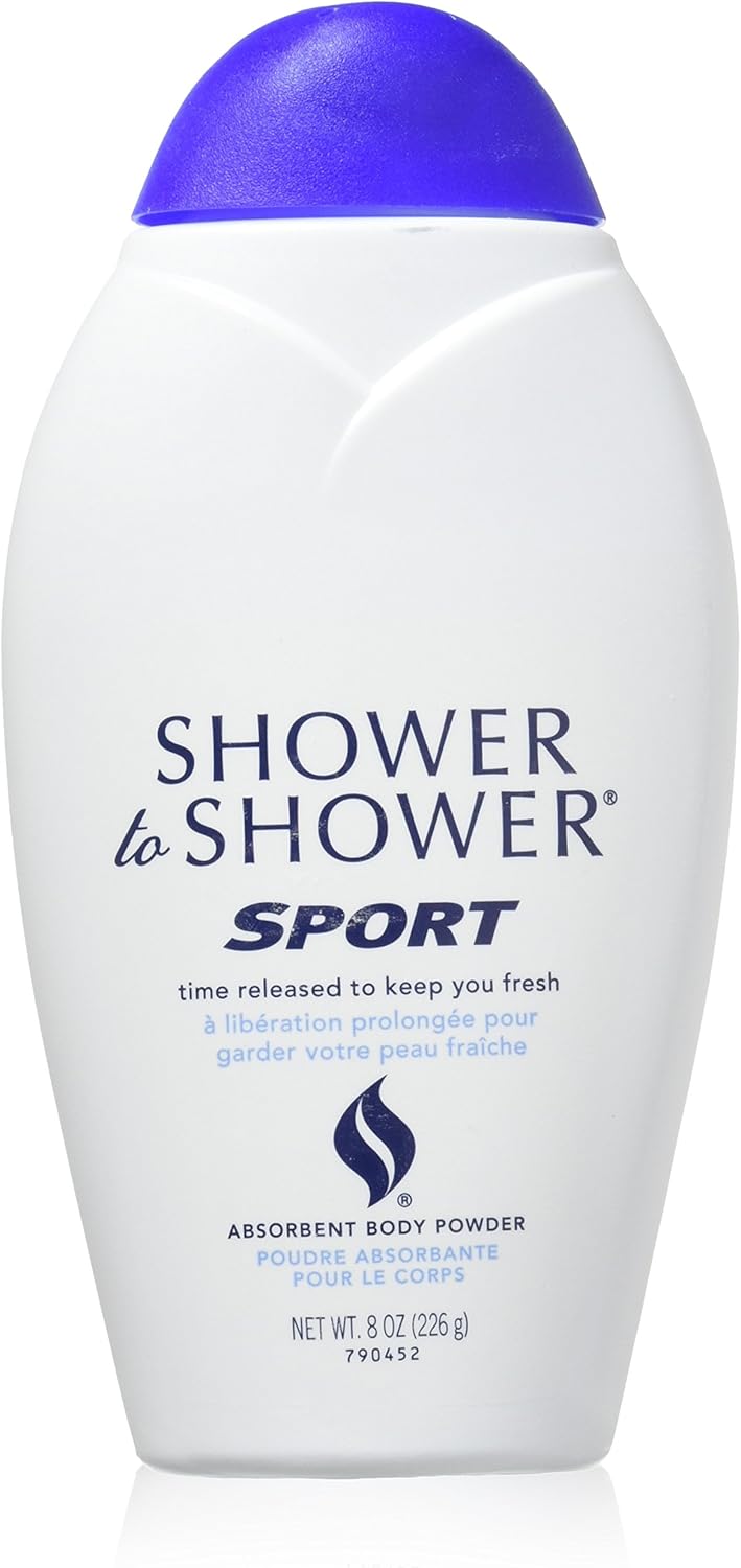 SHOWER TO SHOWER Body Powder Sport 8 oz (Pack of 3) Amazon.ca Beauty