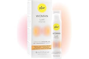 pjur WOMAN Lust Intense – Water-Based Gel for Clitoral Stimulation, Natural Ingredients, 15 ml / 0.5 fl oz