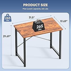 DUMOS 32 in Small Computer Desk for Home