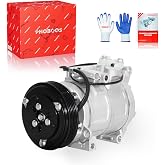 PHOBOOS A/C Compressor with Clutch Compatible with Mazda | for Mazda 3 2010-2013, 3 Sport 2010-2013 L4 2.0L, For 5 Grooves Only, W/O SKYACTIV-G engine, Ref. CO-11192C, 158381