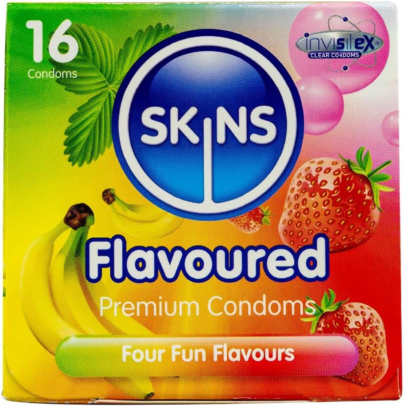 Skins Assorted Flavoured Condoms Multipack. No Latex Smell And Extra