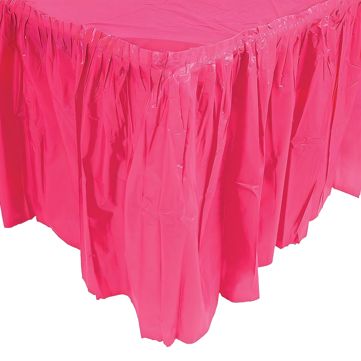 Creative Converting 415603 Party Supplies, Plastic, Hot Magenta