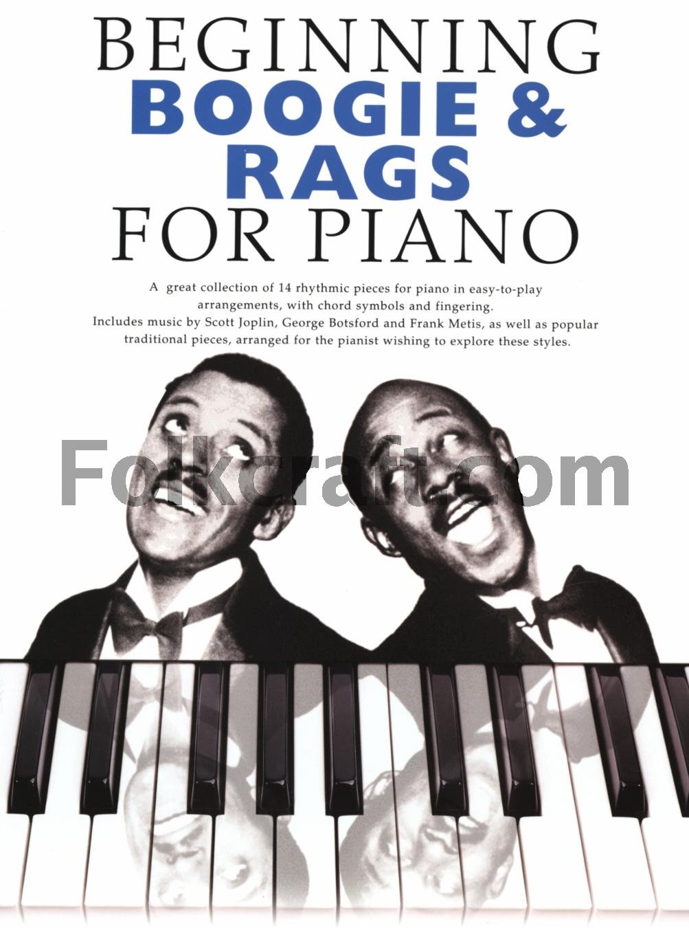 Beginning Boogie And Rags For Piano Pf (Beginning Piano Series)