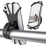 ORIbox Bike Phone Mount, Motorcycle Handlebar Mount, 360° Rotation Silicone Bicycle Phone Holder, Compatible with iPhone 13/1