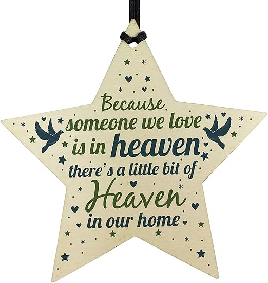 dad in heaven christmas bauble