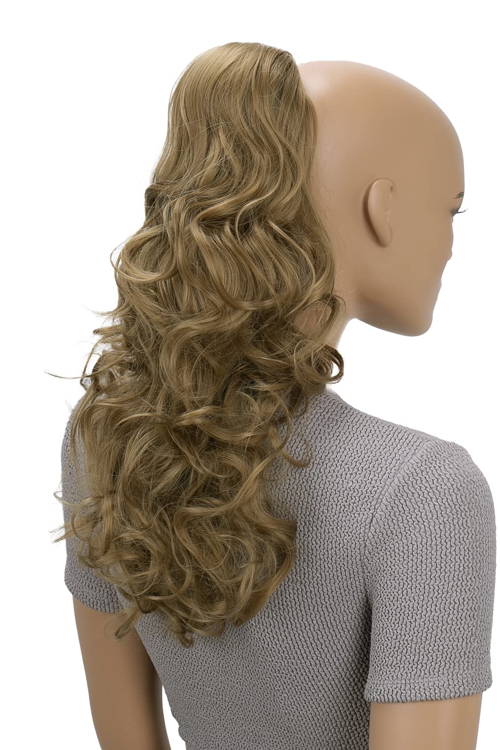 CAISHA 18" Hairpiece Ponytail Extensions Voluminous Wavy Dark Blonde PH24