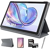 Lenovo Tab M9 9" HD Tablet, Media Tek Helio G80 8-Core Processor, Android 12 or Later, 3GB RAM 32GB Storage, Dolby Atmos, Wi-Fi, Bluetooth, USB-C, Gray, w/64GB MicroSD Card&Folio Case&Film&Stylus Pen