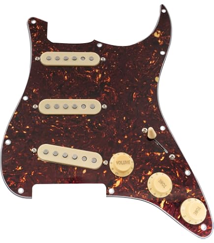 Amazon.com: Musiclily 11 Hole Loaded Strat Pickguard SSS Prewired