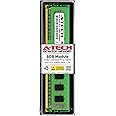 A-Tech 8GB DDR3 1600MHz PC3-12800 CL11 DIMM 2Rx8 1.5V 240-Pin Non-ECC UDIMM Desktop RAM Memory Module