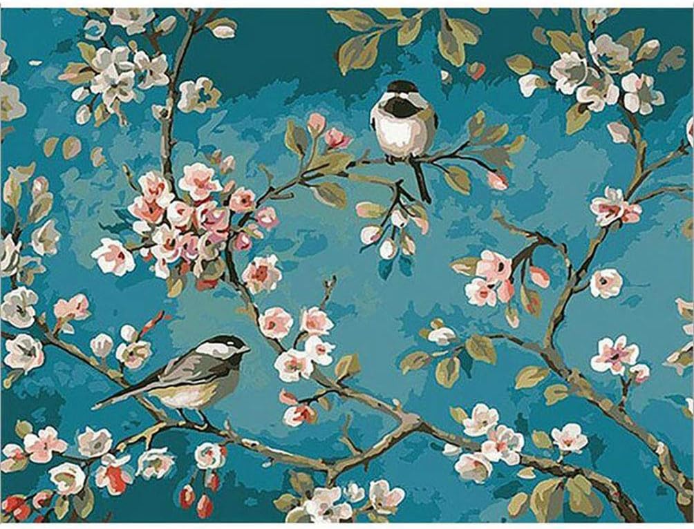 16 x 20 Zoll ohne Rahmen DIY Malen nach Zahlen Kits für