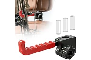Heavy Duty Steel Bow Hanger for Truck, Red Wave Anti-Slip Hook & Upgraded Twist-Lock Clamping, Bow Buddy Universal Compound B
