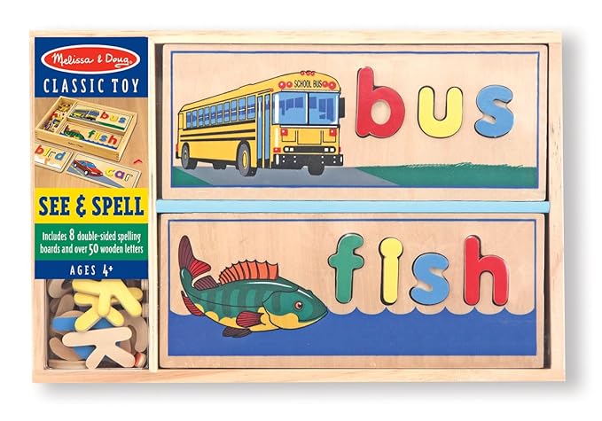 Amazon.com: Melissa & Doug See & Spell: Toys & Games