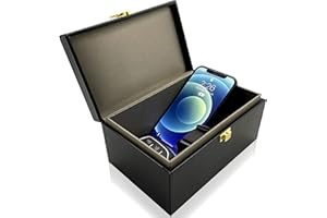 BRIIDEA Faraday Box Key Fob Protector, Keyless Entry Car Key Safe Protector, Faraday Signal Blocking Shielding Box for Car Key (L)