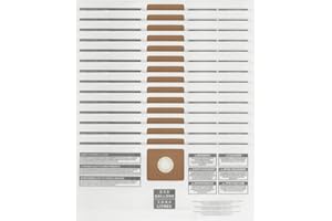 PURESTURDY 15 Pack 2.5 Gallon Vacuum Bags Compatible with Shop Vac 9066800 2-2.5 Gallons Type B and QAM70 Vacuum, Replacement Dust Collector Bags 90668 9066833