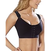 SHAPERX Women‘s Post-Surgery Front Closure Brassiere Sports Bra