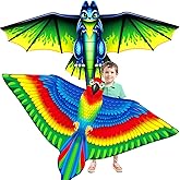 BLOOLILIES Kite Easter Gifts, Colorful Kites for Kids Ages 4-8 8-12 with 328ft String Easy to Fly- Outdoor Flying Toys Kites for Adults & Beginner Beach Lawn Family Activities & Games Birthday Gift